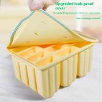 Moule à Glaçons Écologique en Silicone 12 Cavités pour Sucettes Glacées, Démoulage Facile, Forme de Couvercle Cubique pour Bac à Glaçons, Outils de Préparation Alimentaire