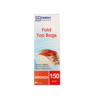 Sac de rangement transparent réutilisable à fermeture éclair simple avec joint hermétique pour l'emballage alimentaire et l'organisation quotidienne