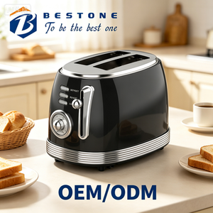 BESTONE Retro Breakfast <b>Set</b> 09 Type Electric Stainless Steel Class Energy Efficient <b>Toaster</b> Kettle Blender Household Appliance - Product Image 3