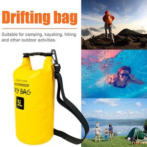 Custom Logo impresso portatile pieghevole 2L 5L 10L 20L 40L borse impermeabili per il viaggio sulla spiaggia Rafting zaino di stoccaggio a secco - Product Image 4
