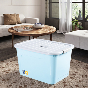 BW6602 tasarım toptan ekstra büyük yorgan oyuncak saklama kutusu kalınlaşmış plastik organizatör 35L kapasiteli çok fonksiyonlu katlanır 10kg - Product Image 1