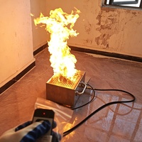 Simulateur de feu au gaz portable avec télécommande et générateur de flamme en acier inoxydable pour les exercices de formation aux extincteurs
