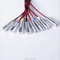 Illuminateur LED rouge miniature de qualité industrielle, 12 V CC, 1,5 W, avec indice de protection IP68, pour lampe à fibre optique à éclairage latéral de 3/5/6/8/10 mm