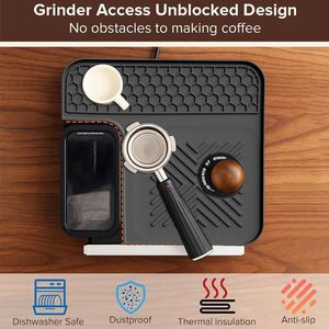 Nuevo Tapete de Silicona para Cafetera y Base para Apisonar Espresso, Antideslizante, Antiarañazos, Resistente al Calor, Tapete de Secado por Goteo - Product Image 5