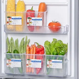 Buzdolabı plastik mutfak aleti tutucu yan kapı raf organizatör ızgara dağıtıcı