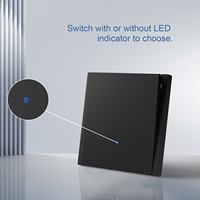 Interruptores de Luz Táctiles Personalizados Touchmi, Diseño Europeo Nuevo, 1 Botón, Instalación Fácil, Cableado Rápido, Interruptor de Pared para Uso en el Hogar/Hotel