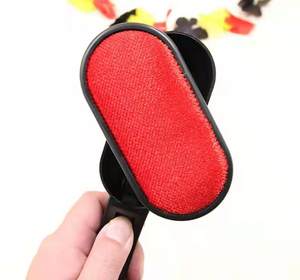 Spazzola per rimuovere lanugine magiche 3 pezzi spazzola per lanugine reversibile spazzola per peli di animali domestici rossa spazzola per lanugine riutilizzabile pelliccia di cane o gatto - Product Image 2