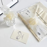 Papier d'emballage floral en coton recyclable détachable, doublure imperméable, style naturel frais, 30x30cm 55x40cm, emballage en gros