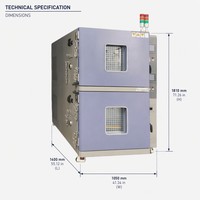 Equipo de Doble Capa con Temperatura y Humedad Constantes para Cámara, Protección IP65, Alta Precisión, Multivoltaje (110-415V)