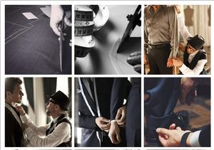 Costume de Mariage <span class=keywords><strong>Homme</strong></span> 3 Pièces en <span class=keywords><strong>Tweed</strong></span> Gris pour Cérémonie - Veste, Gilet et <span class=keywords><strong>Pantalon</strong></span> en <span class=keywords><strong>Laine</strong></span> - Vente en Gros - Product Image 5