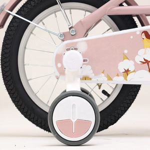 Nueva Bicicleta Infantil con Marco <span class=keywords><strong>de</strong></span> Acero y Ruedas <span class=keywords><strong>de</strong></span> Entrenamiento Ordinarias, un Regalo Ideal para Niñas <span class=keywords><strong>de</strong></span> 3 a 10 Años - Product Image 5