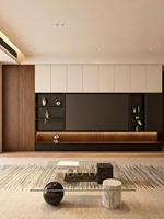Lemari TV tahan api serba aluminium dengan Integritas Struktural yang Diperkuat & Tahan Air IPX4 untuk Rumah, Vila, dan Hotel Kontemporer