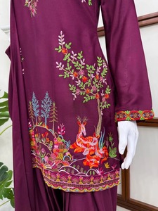Ensemble salwar kameez de qualité supérieure avec dupatta pour femmes, vêtements ethniques, robe de mariage et de fête, disponible au meilleur prix - Product Image 6