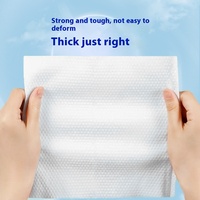 Serviettes nettoyantes pour le visage en coton épais jetables, lingettes humides douces pour un usage domestique, pour bébés, vente en gros, mouchoirs en coton spéciaux