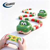 Jouet Serpent RC Magnétique à Pixels, Conception Modulaire, Bouche Mobile, Jouets Serpent RC Mangeur, Jouet Interactif STEM Intérieur/Extérieur pour Enfants