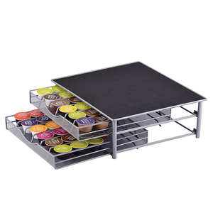 ลิ้นชักใส่กาแฟ36แคปซูล <span class=keywords><strong>Dolce</strong></span> <span class=keywords><strong>Gusto</strong></span> ลิ้นชักใส่แคปซูลพร้อมที่เก็บกาแฟสำหรับเคาน์เตอร์สำนักงาน - Product Image 4