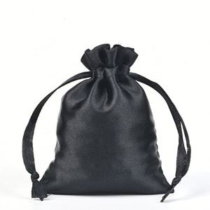 Sacs en Soie à Cordon Coulissant pour Bijoux, Cosmétiques, Rouge à Lèvres, Emballage Cadeau, Cérémonie de Mariage, avec Logo - Product Image 3