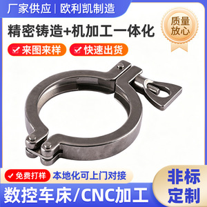 Collier de serrage pour tuyau en acier inoxydable 304, moulage de précision, taille personnalisée, usage industriel et salle de bain - Product Image 5