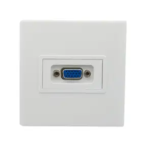 86 Type Single Port VGA Assorted Panel Wall Plate Socket Keystone Faceplate