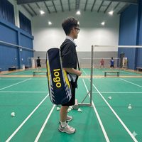 Sac à raquettes isotherme à double compartiment avec logo personnalisé, sac à dos, sac à bandoulière, sac à main pour le badminton et le tennis