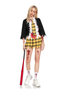 Zombie vampiro estudiante disfraz película Bloodly School Girl Zombie Halloween Cosplay disfraz - Product Image 3