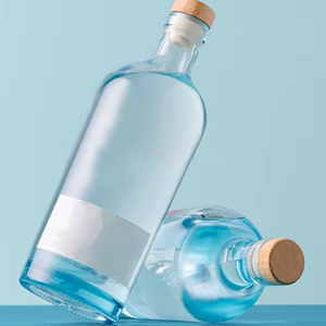 Bouteille <span class=keywords><strong>de</strong></span> boisson en verre transparent personnalisée, meilleur design pour la tequila et le brandy, ouverture facile, bouteilles <span class=keywords><strong>de</strong></span> liqueur en verre personnalisées - Product Image 2