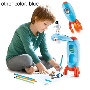 Đồ Chơi Tranh Chiếu Phiêu Lưu Không Gian Vui Nhộn Cho Trẻ Nhỏ Dụng Cụ Vẽ Đồ Chơi Máy Chiếu Vẽ Tên Lửa Không Gian Bộ Màu Tự Làm - Product Image 5