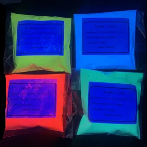 Fabricación 365nm UV pigmento invisible anti-falsificación pigmento fluorescente invisible UV pigmento fluorescente