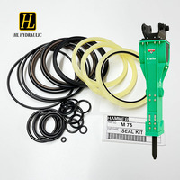 Joint d'étanchéité hydraulique M75 pour excavatrice, joints haute performance pour kit de joints de marteau hydraulique d'excavatrice