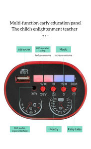 Regalo per bambini bella educazione precoce Elec funzione Spray per auto Fashion Light Safety One Click Star moto elettrica - Product Image 2