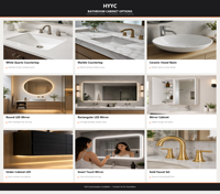 Meuble-lavabo de salle de bain en bois foncé, design moderne personnalisé, vente en gros directe d'usine chinoise, exportation, anti-rouille, design sur mesure, exportation directe, vente chaude