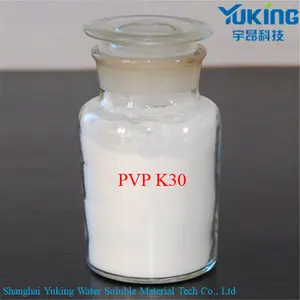 Заводская поставка, ежедневные химические продукты, ингредиенты PVP поливинилпирролидон CAS 9003-39-8 PVP K30