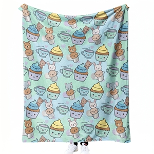 All Seasons Knitted Solid Flannel <strong>Throw</strong> Blanket OEM Custom Printed Warm Cozy Breathable <strong>Throw</strong> <strong>for</strong> <strong>Bed</strong> Car Office - Product Image 3