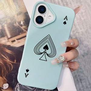 Cover Protettiva Posteriore in TPU con Stampa Personalizzata a Tema Poker (Carte da Gioco) per iPhone 17 15 16 14 Pro MAX - Product Image 6