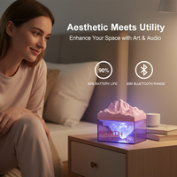 Diffuseur d'arômes d'huiles essentielles Polar Glacier, haut-parleur sans fil, veilleuse, lampe d'ambiance pour chambre d'enfant