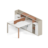 Poste de travail modulaire multi-positions en PVC/MDF, ergonomique, durable, élégant, convertible et extensible