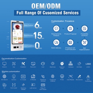 Kiosque de paiement en libre-service sur pied/mural de 15,6, 21,5, 24, 27, 32 pouces avec lecteur de code QR et imprimante thermique 80 mm - Product Image 6