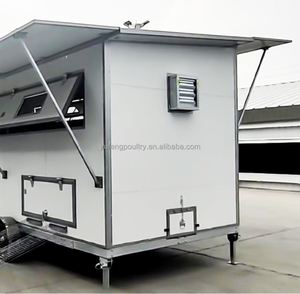 New yufeng lớp gà mái gia cầm trang trại nhà thép container tự động di chuyển di động gà coops ngoài trời 200 180 gà năng lượng mặt trời - Product Image 5