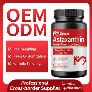 Cápsulas blandas de astaxantina de marca blanca personalizadas de Biokom, suplementos que apoyan la salud ocular, de la piel y celular - Product Image 4