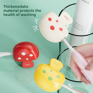 Boîte de rangement pour brosse à dents en plastique durable, portable, anti-poussière, avec clip, ensemble moderne pour la salle de bain et les toilettes - Product Image 5