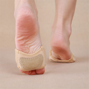 Protector <span class=keywords><strong>de</strong></span> Pies para Danza, Media Suela Suave Antideslizante, para <span class=keywords><strong>Ballet</strong></span>, Danza del Vientre, Gimnasia, Entrenamiento y Práctica - Product Image 3