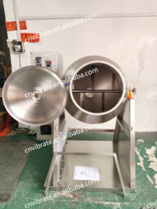 Mélangeur de poudre sèche en acier inoxydable de qualité alimentaire VBJX, silencieux, pour café, lait, thé, pigments, mélangeur de poudre en tambour - Product Image 3