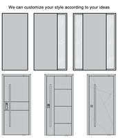 Portes d'entrée principales en bois massif de style américain contemporain, portes d'entrée en bois pour maisons, portes extérieures modernes, porte pivotante principale