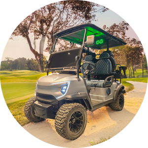 รถกอล์ฟไฟฟ้า6ที่นั่ง3500W รถกอล์ฟ2024สไตล์ใหม่ - Product Image 3