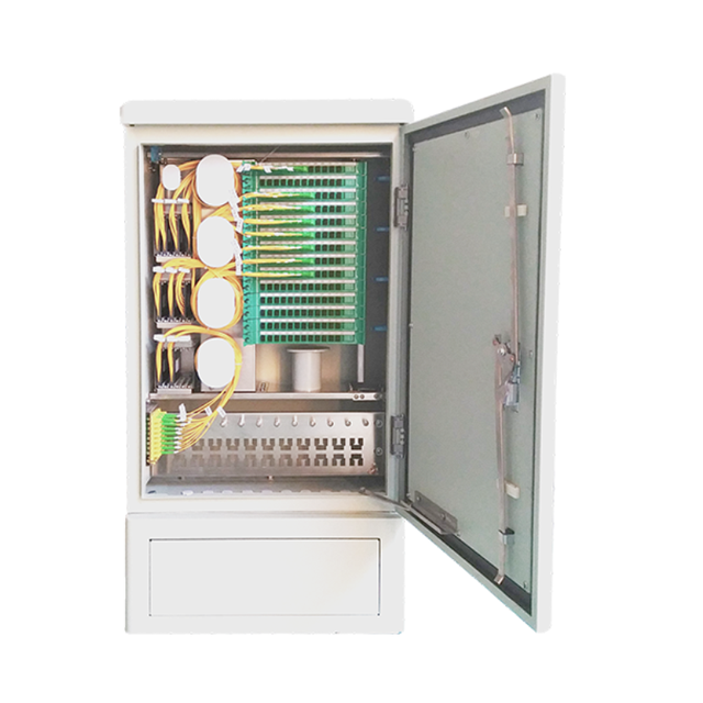 FDC 144D FTTH Outdoor Fiber Distribution/Outdoor Telecom Cabinet for Telecom Network FTTH Applications