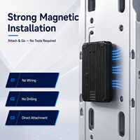 Mini Rastreador GPS Inalámbrico Recargable a Prueba de Agua con 4G, 2G, GLONASS, GSM/WiFi para Vehículos, Rastreo en Tiempo Real, Plataforma y API Gratuitas