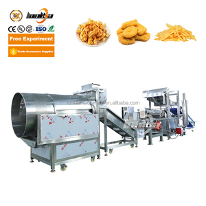 Hoàn Toàn Tự Động Liên Tục Nồi Chiên Máy Cho Pháp Khoai Tây Chiên Chip Gà Cá Thịt Viên Đậu Phộng Khoai Tây Chiên Sâu Dây Chuyền Sản Xuất - Product Image 1