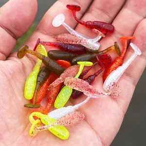 Spinpoler Ajing Soft Baits 3.5cm Esche Artificiali per la Pesca a Roccia in PVC con Coda a T, Swimbait Wobblers Drop Shot Mini Shad per Ocean <span class=keywords><strong>Rockfish</strong></span> - Product Image 5