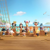 Popmart Labubu une pièce les monstres figurines d'action personnalisé mignon dessin animé bande dessinée à la mode jouets aveugles mystère boîtes décoration de la maison