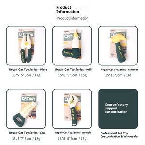 ของเล่นแมวแบบเคี้ยวทำจากใยฝ้าย PP ผสมแคทนิป ของเล่นแมวแปลกใหม่คุณภาพสูงสำหรับขายส่งจากโรงงาน - ของเล่นแมวเพื่อความบันเทิงในตัวเอง - Product Image 4